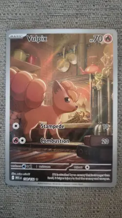 Vulpix Illustration Rare Pokemon Mega Evolution 138/132 Near Mint - Image 1