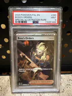 Pokemon TCG Boss's Orders Scarlet & Violet Paldea Evolved Holo PSA 9 - Image 1