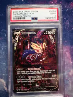 Pokemon Zamazenta V Crown Zenith PSA 9 Graded Card Crown Zenith GG54 - Image 1