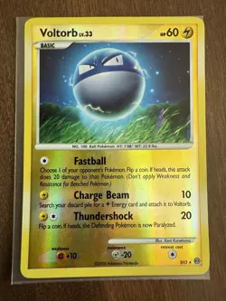 Pokemon Card Voltorb Lv33 Reverse SH3 Storm Front Near Mint - Image 1