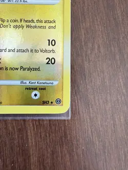 Pokemon Card Voltorb Lv33 Reverse SH3 Storm Front Near Mint - Image 3