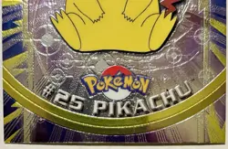 PIKACHU #25, Series 1 - 2000, Topps TV Chrome Pokemon Card - Image 3