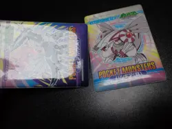 Pokemon Bandai Promo Waterproof Bathroom Menko Card x2 Dialga & Palkia #5660 - Image 2