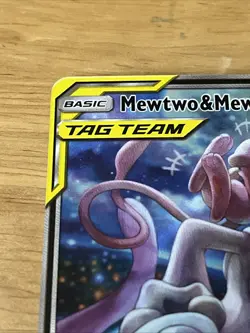 Mewtwo & Mew GX SM191 Tag Team Black Star Promo Card Mint - Image 3
