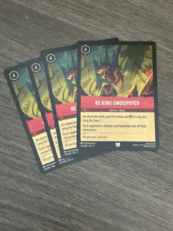 Be King Undisputed Playset 4 cards - Fabled Disney Lorcana - Image 1