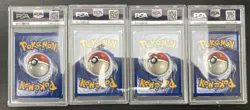 Lot Of 4 PSA Graded Jungle Pokemon Cards Flareon Vaporeon Holo Snorlax 1st Ed - Image 5