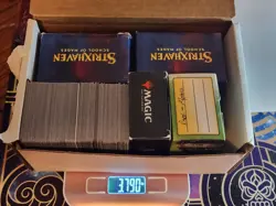 3.5 Pounds!! Magic Cards!! 150 Rares And Mythics!! A Some Other Boxes Of Cards. - Image 1