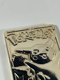 Pokemon Pikachu Gold Plated Card 23K Burger King 1999 Limited Edition Pokemon - Image 3