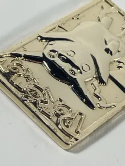 Pokemon Pikachu Gold Plated Card 23K Burger King 1999 Limited Edition Pokemon - Image 4