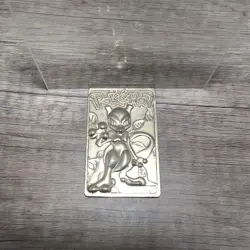 Pokemon 23K Gold Plated Mewtwo Trading Card 1999 Burger King Limited Edition - Image 4