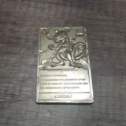 Pokemon 23K Gold Plated Mewtwo Trading Card 1999 Burger King Limited Edition - Image 5