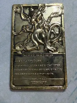 Mewtwo - Pokemon 23k Gold Plated Trading Card Burger King Promo 1999 Nintendo - Image 2
