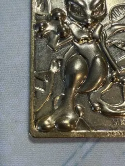 Mewtwo - Pokemon 23k Gold Plated Trading Card Burger King Promo 1999 Nintendo - Image 3