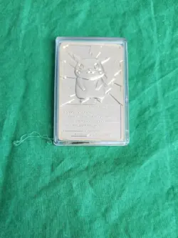 Pokemon Vintage 1999 23K Gold Plated Card Burger King Limited Edition Pikachu - Image 2