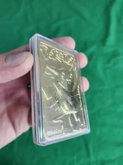 Pokemon Vintage 1999 23K Gold Plated Card Burger King Limited Edition Pikachu - Image 3