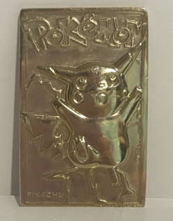 1999 Pokemon Burger King Pikachu 24K Gold Plated Limited Edition Card - Image 3