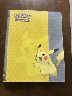 Pokemon Trading Card Game Binder 2014 Ultra Pro Pikachu 360 card capacity - Image 1