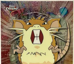 RATICATE #20, Series 1 - 2000, Topps TV Chrome Pokemon Card - Image 3