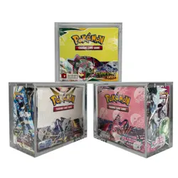 Pokemon Magnetic Booster Box Acrylic Case! Pokemon Card Protective Display! - Image 4