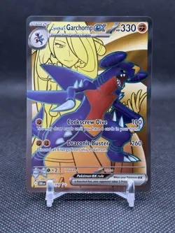 Cynthias Garchomp 215/182 Pokemon TCG Destined Rivals Full Art Ultra Rare Card - Image 1