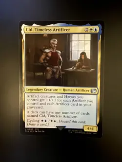 MTG Final Fantasy English Cid, Timeless Artificer 0407 Foil - Image 1