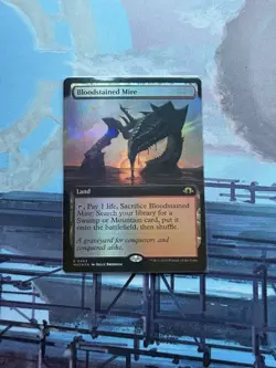 Bloodstained Mire (Extended Art) Modern Horizons 3 Foil - Image 1