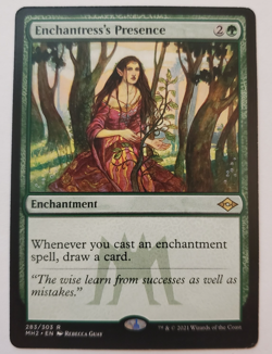 1x Enchantress's Presence Modern Horizons 2 MTG Magic the Gathering NM - Image 1