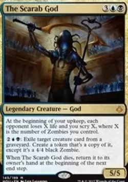 The Scarab God - Foil Hour of Devistation Magic mtg Light Play, English x1 - Image 1