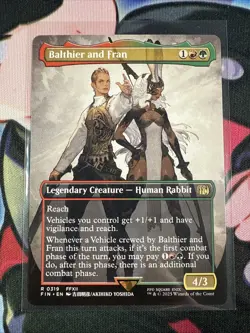 Balthier and Fran - Extended Art - Final Fantasy - Near Mint - Image 1
