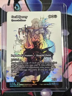 Magic Final Fantasy - Cecil Harvey / Tymna the Weaver (Showcase Foil) R 0018 - Image 1