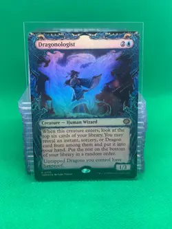 MTG - Dragonologist 0295 | TDM | Showcase | Foil - Image 1