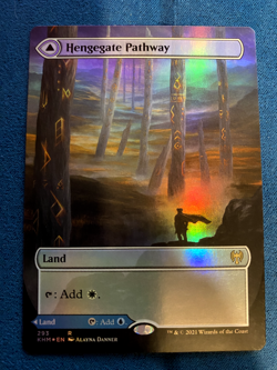 Hengegate Pathway (Borderless) Kaldheim Foil - Light Play - Image 1