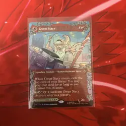 MTG Gwen Stacy (0209) Foil (Borderless) Marvel's Spider-Man NM SPM - Image 2