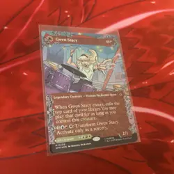 MTG Gwen Stacy (0209) Foil (Borderless) Marvel's Spider-Man NM SPM - Image 3