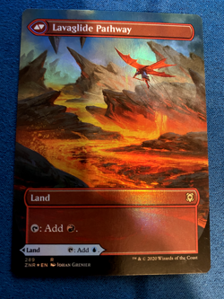 Riverglide Pathway (Borderless) Zendikar Rising Foil - Light Play - Image 2