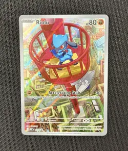 Pokemon TCG Riolu 010 Mega Evolution ETB Promo NM - Image 1