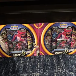2 Pokemon TCG Hoopa V Box NEW Sealed Evolving Skies Fusion Strike Vivid Voltage - Image 1
