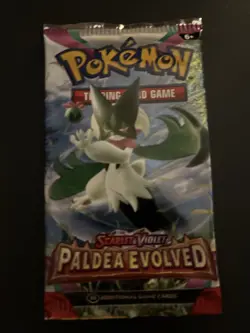 Heavy 22.49g Pokemon Sealed Paldea Evolved Booster Pack - Image 2