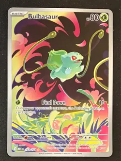 2025 Pokemon Mega Evolution Bulbasaur 133 Illustration Rare NM - Image 1