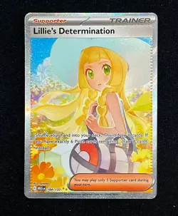 Pokemon Mega Evolution Lillie's Determination Special Illustration Rare 184/132 - Image 1