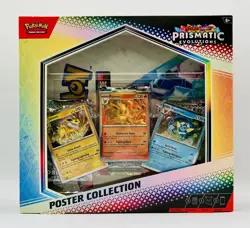 Pokemon Scarlet & Violet Prismatic Evolutions Poster Collection Factory Sealed! - Image 1