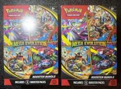 Mega Evolutions Sealed Booster Bundle Pokemon TCG Lot Of 2 - Image 1