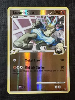 Pokemon TCG Lucario C Lv. 60 Reverse Holo 31/147 Supreme Victors LP Cond. - Image 1