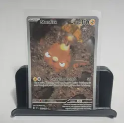 Stunfisk Illustration Rare - 202/191 - Surging Sparks Pokemon 2024 - Image 1