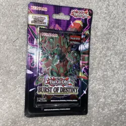 Yu-gi-oh Yugioh Burst Of Destiny Sleeved Booster Pack - Image 1