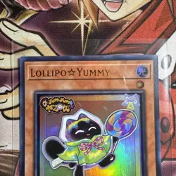 YGO Lollipo☆Yummy Ultra Rare 1st Edition NM Justice Hunters JUSH-EN018 - Image 2