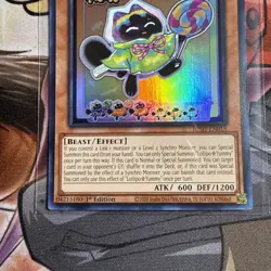 YGO Lollipo☆Yummy Ultra Rare 1st Edition NM Justice Hunters JUSH-EN018 - Image 3