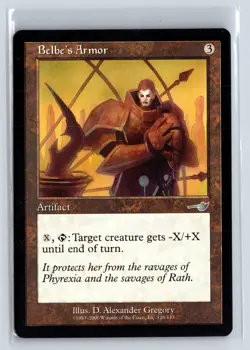 BELBE'S ARMOR - MTG Magic the Gathering Card - Nemesis - Uncommon - Image 1