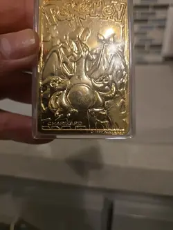 Limited Edition Pokemon 23K Gold-Plated #6 Charizard Card Burger King 1999 - Image 3