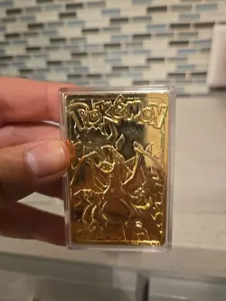Limited Edition Pokemon 23K Gold-Plated #6 Charizard Card Burger King 1999 - Image 4